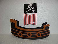 Pirate birthday theme Center pieces